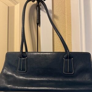 Nordstrom Dark Blue Leather Shoulder Bag